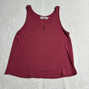 Fighting Eel Womens FE Basics Tank Top Size Large Sleeveless Modal Staple Layers